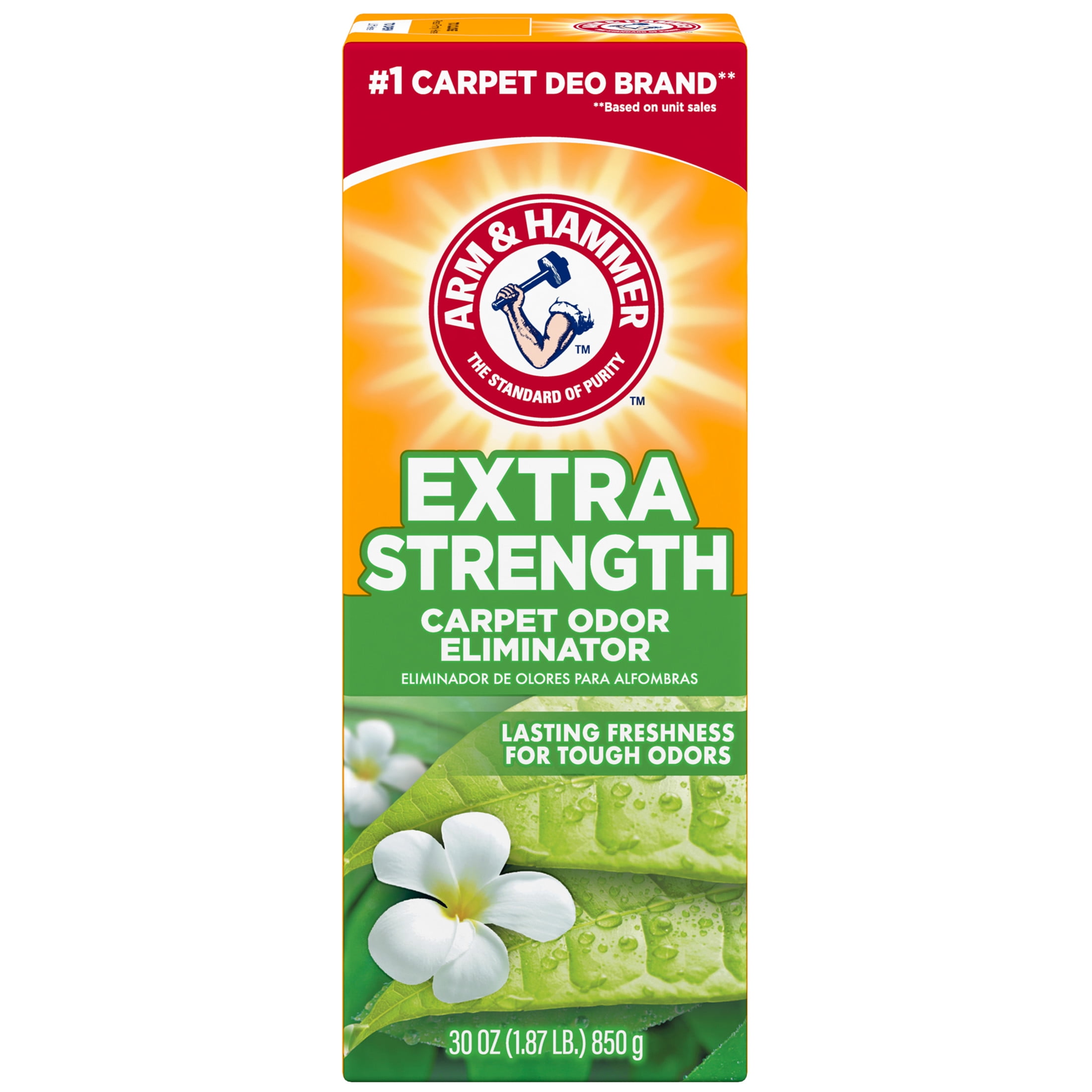 ARM & HAMMER Extra Strength Carpet Odor Eliminator Powder, Fresh Scent, 30 oz