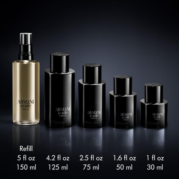 Armani Beauty – Code – Parfum – Cologne for Men – Fresh & Aromatic Men’s Fragrance – Bergamot, Clary Sage, Tonka Bean Notes
