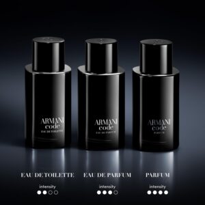 Armani Beauty – Code – Parfum – Cologne for Men – Fresh & Aromatic Men’s Fragrance – Bergamot, Clary Sage, Tonka Bean Notes