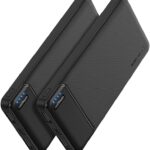 AsperX 2-Pack 10000mAh USB C Output Portable Charger Power Bank Fast Charging, Portable Battery Bank External Battery Pack Power Bank for iPhone 15/14/13/12/11, Google and...