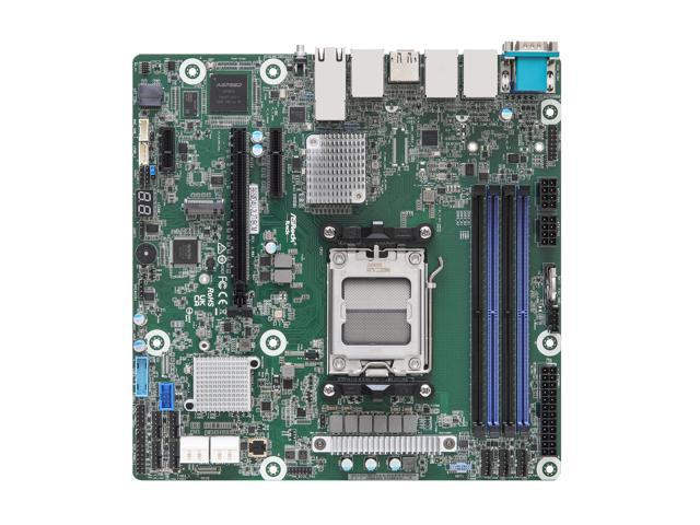 ASRock Rack B650D4U-2L2T/BCM Micro-ATX Server Motherboard Single Socket AMD EPYC™ 4005/4004 and AMD Ryzen™ 9000/8000/7000 Series Processors (LGA 1718)