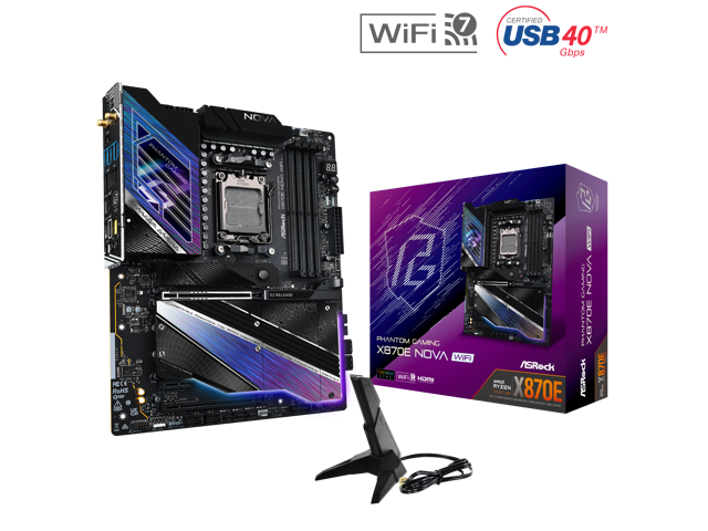ASRock X870E NOVA WIFI AM5 ATX Motherboard