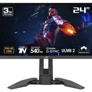 ASUS 24.1" 540 Hz (max) TN FHD Gaming Monitor 0.2ms (GTG) NVIDIA G-Sync Flat Panel ROG Swift Pro PG248QP