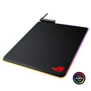 asus rog balteus rgb gaming mouse pad - usb port | aura sync rgb lighting | hard micro-textured gaming-optimized surface & nons