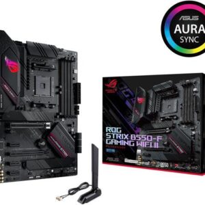 Asus ROG Strix B550-F Gaming WiFi II AMD AM4 (3rd Gen Ryzen) ATX Gaming Motherboard (PCIe 4.0,WiFi 6E, 2.5Gb LAN, BIOS Flashback, HDMI 2.1,