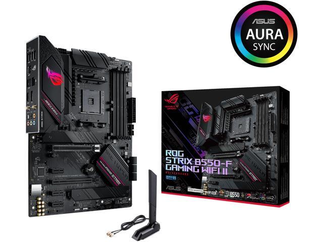 Asus ROG Strix B550-F Gaming WiFi II AMD AM4 (3rd Gen Ryzen) ATX Gaming Motherboard (PCIe 4.0,WiFi 6E, 2.5Gb LAN, BIOS Flashback, HDMI 2.1,
