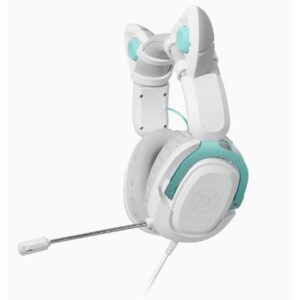 ASUS TX Gaming 7.1 Kitty Ear Lightweight Headset, 3.5mm Port Compatiable with Phone/Mac/PC/Pad/PS/XBOX/Switch White