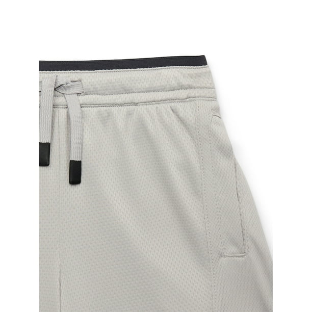 Athletic Works Boys Solid Performance Shorts, Sizes 4-18 & Husky