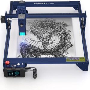 ATOMSTACK A10 Pro 50W Laser Engraver, 10W Optical Power Compressed Spot Laser Engraving Machine and Laser Cutter for Wood Metal with Terminal Panel