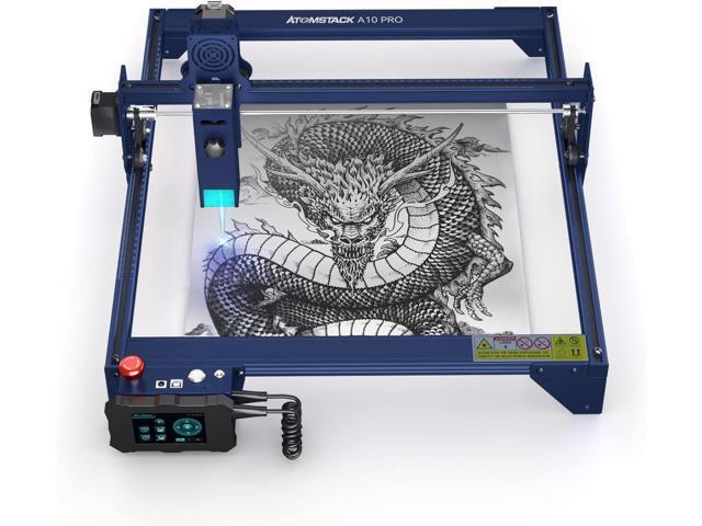 ATOMSTACK A10 Pro 50W Laser Engraver, 10W Optical Power Compressed Spot Laser Engraving Machine and Laser Cutter for Wood Metal with Terminal Panel