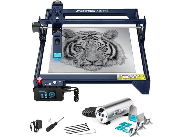 ATOMSTACK A10 Pro Laser Engraver and F30 Air Assist, 10W High Precision Laser Engraving Machine and Laser Cutter for Wood Metal with Terminal Panel