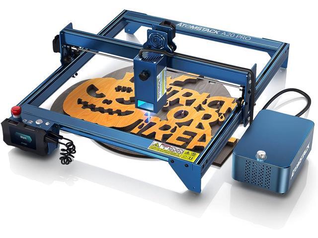 ATOMSTACK A20 Pro Laser Engraver 130W, 20W Optical Power Laser Cutter with F30 Pro Air Assist Kit and Terminal Control Panel, Support Self-Developed