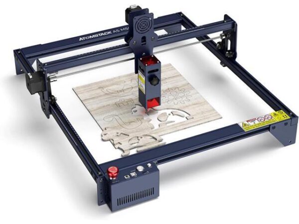 ATOMSTACK A5 M50 Laser Engraver, 5.5W Fixed-Focus 0.08mm Compressed Spot Laser Cutter and Engraving Machine for Wood Metal Acrylic, Engraving Area ATOMSTACK A5 M50 Laser Engraver, 5.5W Fixed-Focus 0.08mm Compressed Spot Laser Cutter and Engraving Machine for Wood Metal Acrylic, Engraving Area