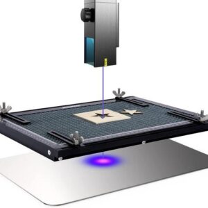 ATOMSTACK Laser Engraver Honeycomb Working Table, Honeycomb Laser Bed Panel with Fixture for CO2 and Diode Laser Engraving Machine, 380x284x22mm