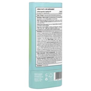 ATTITUDE Sunly, Mineral Sunscreen Stick, SPF 30, Unscented, 2.1 oz (60 g)