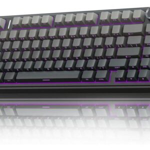 AULA F75 Pro Wireless Mechanical Keyboard,75% Gasket Hot Swappable Custom Keyboard,RGB Backlit,Pre-lubed Reaper Switches,Side Printed PBT
