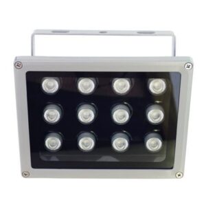 AUTENS IR Illuminator, 850nm 12-Led Wide Angle IP67 Waterproof Night Vision IR Infrared Light for IP Camera CCTV Analogue Security Surveillance Camera