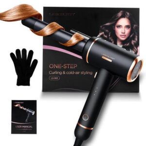 Automatic Cold Air Curling Irons 2 In 1 High-speed Hair Curler Professional Beachwaver Rotating Curl Iron for All Ages