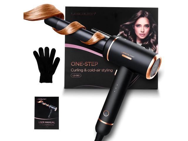 Automatic Cold Air Curling Irons 2 In 1 High-speed Hair Curler Professional Beachwaver Rotating Curl Iron for All Ages