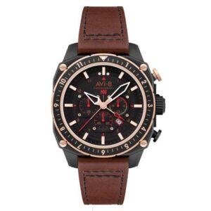 AVI-8 Hawker Hunter Atlas Chronograph Jade Black Dial AV-4100-09 50M Mens Watch