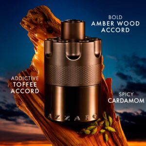 Azzaro The Most Wanted Eau de Parfum Intense - Woody & Seductive Mens Cologne - Fougère, Ambery & Spicy Fragrance for Date Night - Lasting Wear - Luxury Perfumes for Men