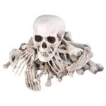 Bag of Skeleton Bones Skull 28pcs Set Props Horror Halloween Party Decoration 2024