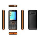 Basic Mobile Phones for Kids or Senior, 4G Dumb Cell Phones, Dual SIM Unlocked Phones, Backup Work Phone with Big Button,Orange