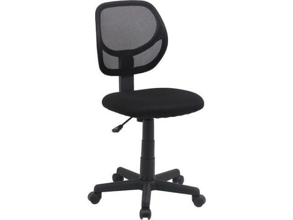 Basics Low-Back Computer Task Office Desk Chair with Swivel Casters - Black Basics Low-Back Computer Task Office Desk Chair with Swivel Casters - Black