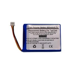 Battery for Tomtom Start,Start2,Start 20,Start 25,1EX00,Easy,4EX0.001.11,4EN42,4EN.001.02,4EN52,4EV42,4EV52,4EH44,Tomtom Via 120,Via 125,Via Live,Via