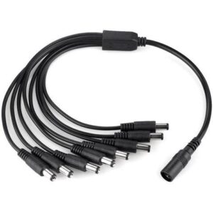 BCC4008 - CAMERA POWER SPLITTER CABLE 1 FEM TO 8 MALE/2.1X5.5MM