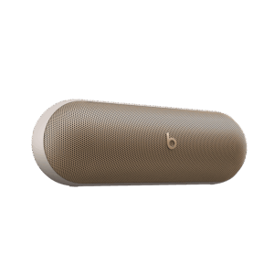 Beats Pill Waterproof Built-in Microphone Wireless Bluetooth Portable Speaker, Champagne Gold