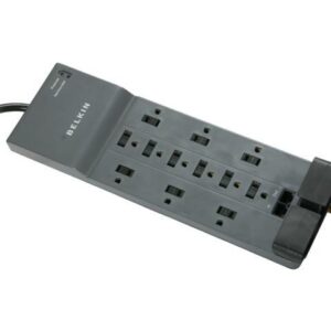 BELKIN BE112234-10 10 Feet 12 Outlets 3996 joules Surge Suppressor with Phone/Modem, RJ45 and Coax Protection