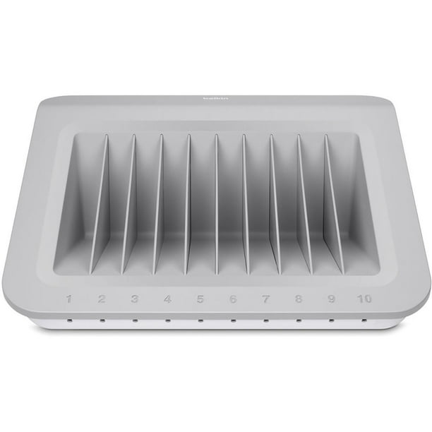 Belkin Store And Charge (AC/SURGE Version) - Charging station - output connectors: 10
