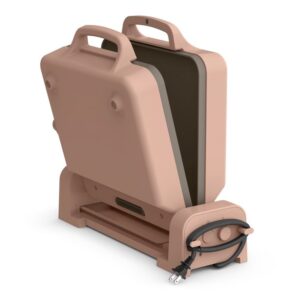 bella Fold & Store Dual Temp Griddle, Blossom