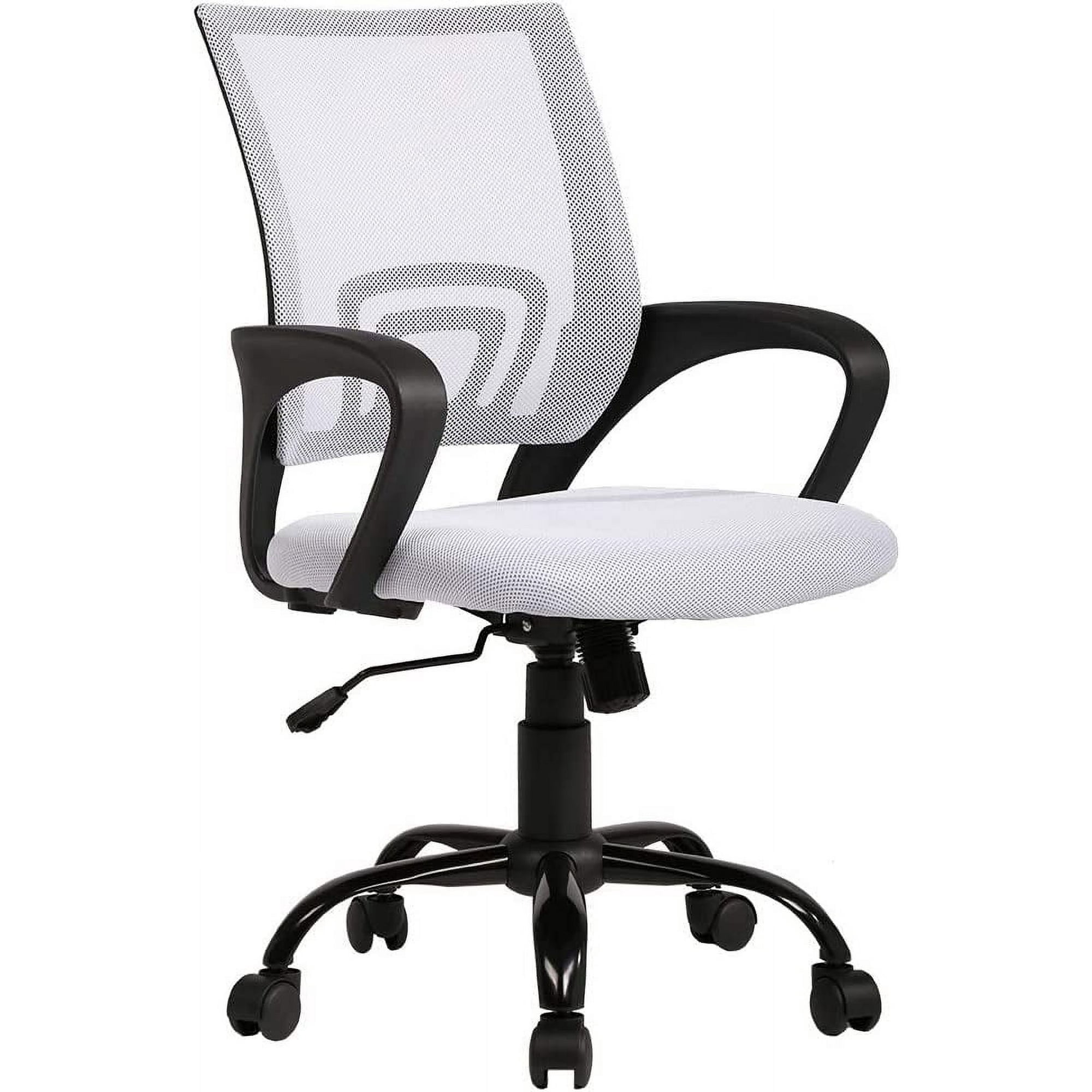 BestOffice Mesh Swivel Office Desk Chair, White