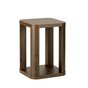 Better Homes & Gardens Juliet End Table for Living Room Office, Walnut