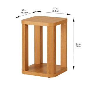 Better Homes & Gardens Juliet End Table, Light Honey Finish