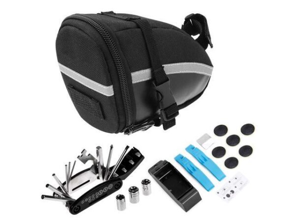 Bike Repair Tool Kits Bicycle Saddle Bag Cycling Seat Pack 16 in 1 Multi Function Repair Tool Kit Bike Repair Tool Kits Bicycle Saddle Bag Cycling Seat Pack 16 in 1 Multi Function Repair Tool Kit