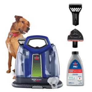 Bissell - Portable Carpet Cleaner - SpotClean ProHeat - For carpet and upholstery - Tough Stain and 3-in-1 Stair Tool and - HydroRinse Self-Cleaning
