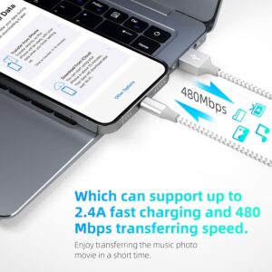 Bkayp Apple MFi Certified iPhone Charger 3pack 10FT Long Lightning Cable Fast Charging High Speed Data Sync USB Cable Compatible iPhone 13/12/11 Pro Max/XS...