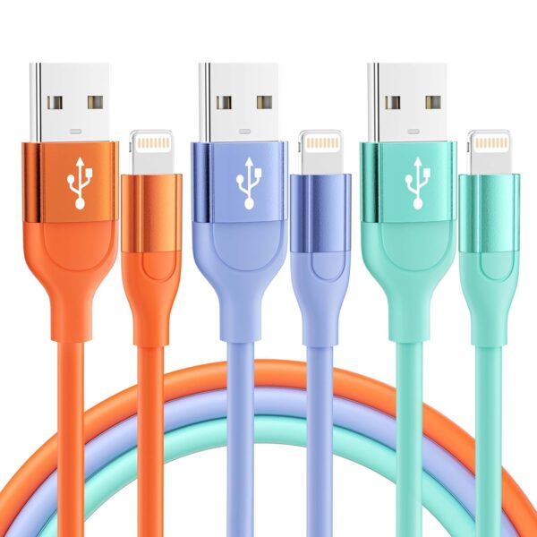 Bkayp Apple MFi Certified iPhone Charger 3pack 10FT Long Lightning Cable Fast Charging High Speed Data Sync USB Cable Compatible iPhone 13/12/11 Pro Max/XS...