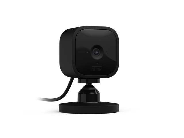 Blink Mini Compact Indoor Plug-in Smart Security Camera - 1 Camera (Black)