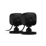 Blink Mini Compact Indoor Plug-in Smart Security Camera - 2 Camera (Black) - Newegg.com