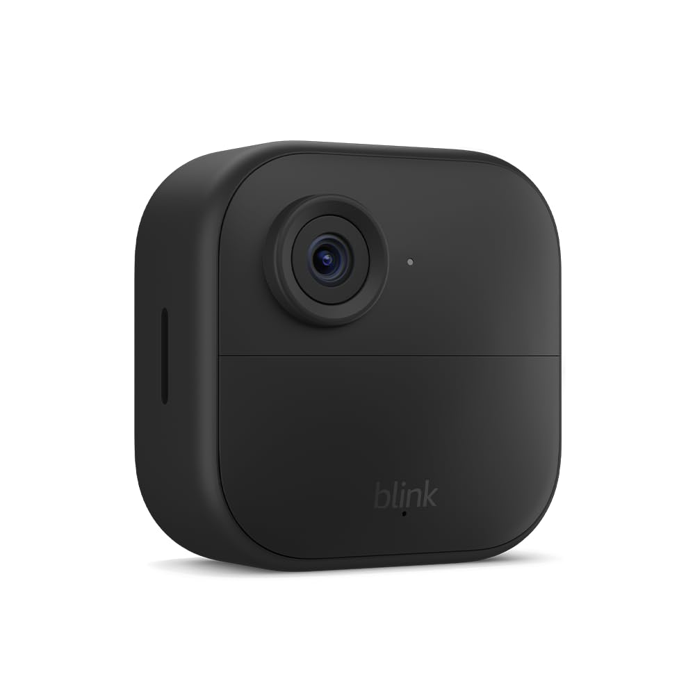 Blink Outdoor 4 (newest model) – Wireless smart security camera, two-year battery life, 1080p HD day and infrared night live view, two-way talk. Required Sync Module not...