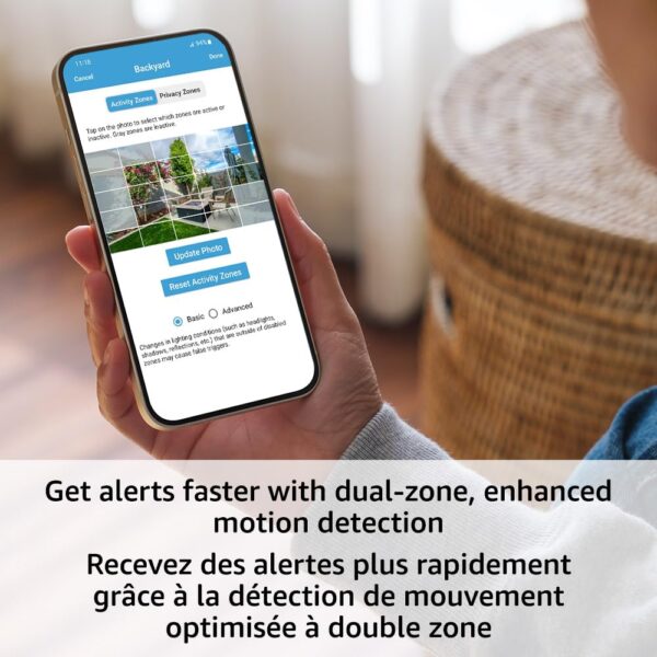 Blink Outdoor 4 (newest model), Wireless smart security camera, two-year battery, 1080p HD day and infrared night live view, two-way talk – 3 camera system