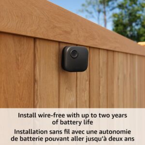 Blink Outdoor 4 (newest model), Wireless smart security camera, two-year battery, 1080p HD day and infrared night live view, two-way talk – 3 camera system