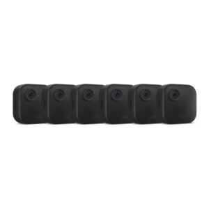 Blink Outdoor 4 (newest model), Wireless smart security camera, two-year battery, 1080p HD day and infrared night live view, two-way talk – 3 camera system