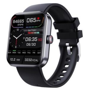 Blood Glucose Monitoring Smartwatch - Fitness Tracker with Blood Pressure, Blood Oxygen Tracking - Heart Rate Monitor | Calorie Step Counter