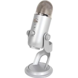 Blue Yeti USB Microphone for PC, Mac, Gaming, Recording, Streaming, Podcasting, Studio and Computer Condenser Mic with Blue VO!CE effects, 4 Pickup