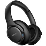 Bluetooth Headphones Over Ear, KVIDIO 65 Hours Playtime Wireless Headphones with Microphone, Foldable Lightweight Headset with Deep Bass,HiFi Stereo Sound for Travel Work Laptop...